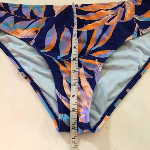 Cupshe Release Happiness Tropical Print Lace-Back Bikini Set Size XL - Picture 10 of 13
